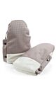 Egg 3 Handmuffs - Houndstooth Almond