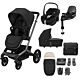 Maxi Cosi Fame premium bundle 10 piece Twillic Black