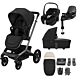 Maxi Cosi Fame premium bundle 10 piece Twillic Black