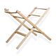 Clair De Lune Wooden Folding Moses Basket Stand - White