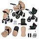 Ickle bubba Stomp luxe Silver/desert/black bundle 