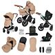 Ickle bubba Stomp luxe Silver/desert/black bundle 