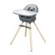 Maxi Cosi Moa 8 in 1 Highchair - Beyond Graphite angled view