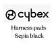Cybex Sepia Black Cloud T Harness Pads 