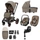 Maxi Cosi Fame 10 piece bundle Twillic Truffle Brown Wheels