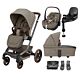 Maxi Cosi FAME travel system -Pebble 360 Pro and base  Twillic Truffle - Brown Wheels