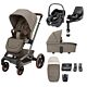 Maxi Cosi Fame 8 piece bundle Twillic Truffle (Brown wheels)