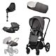 Cybex Priam Manhattan Grey with cot Lite, Cloud Z and base