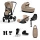 Cybex Priam Bundle with Cloud T and Base T Cozy Beige - Chrome Black Frame