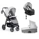 Hauck Saturn R Trioset with isofix base Lunar Stone