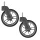 Uppababy Cruz V2 spare replacment front wheels in Silver - come as a pair