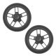 Uppababy Cruz V2 spare replacment rear wheels in Carbon