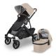 Liam - Uppababy Vista V2 showing the pushchair and carrycot