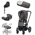 Cybex Priam Manhattan Grey with cot Lite, Cloud Z and base