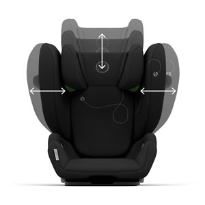Adjustable backrest - grows with child